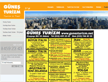 Tablet Screenshot of gunesturizm.net